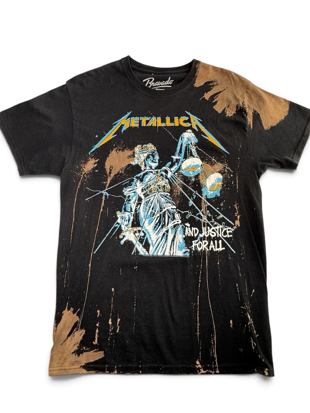 Bravado Metallica ...And Justice for All Graphic T-Shirt Size M Rock & Pop Tee